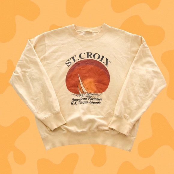 Brandy Melville Tops - Brandy Melville St. Croix Crewneck Sweater